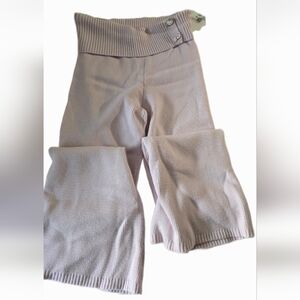 Forever 21 Ribbed Knit Pants in Light Pink